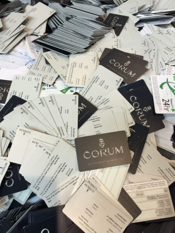 PVC Credit Card Scrap